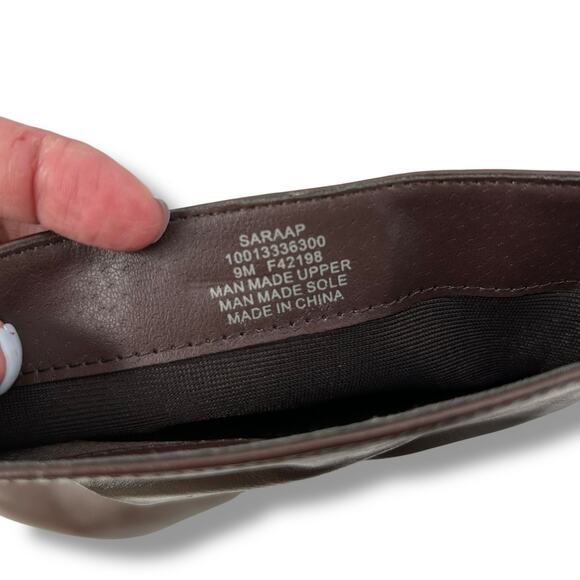 NEW Macy's Style & Co Brown Slouch Boots Size 9 Mid Calf Tall Heeled Booties - Picture 8 of 8